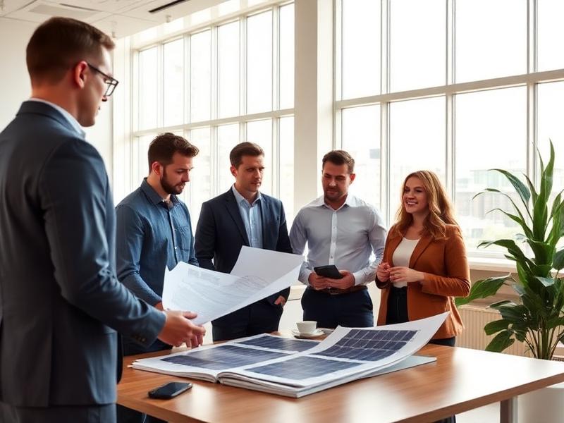 Equipe SolarVita em reunião